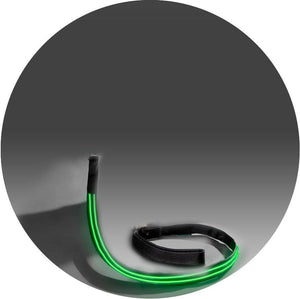Green Shamrock LED Harness +  LED Leash - 6 FT